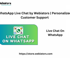 WhatsApp Live Chat by Webiators  Personalized Customer Support