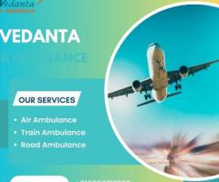 Get Vedanta Air Ambulance Service in Bhopal with Modern ICU Facilities