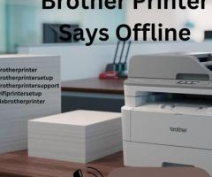 Brother Printer Says Offline | +1-877-372-5666 | Brother Support