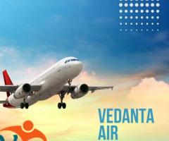 Use Vedanta Air Ambulance Service in Raipur with Modern Ventilator Setup