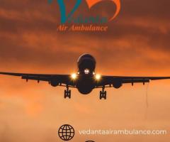 Get Vedanta Air Ambulance Service in Varanasi with Life-Care Ventilator Facilities