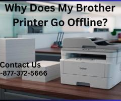 Why Does My Brother Printer Go Offline? |+1-877-372-5666| Brother Support