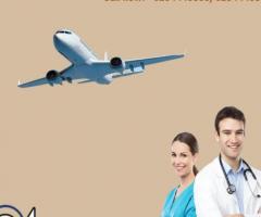 Select Angel Air Ambulance Service in Bhagalpur With High-Class CCU Setup