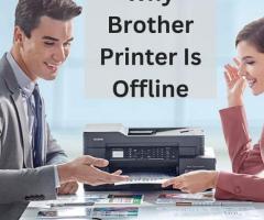 Why Brother Printer Is Offline | +1-877-372-5666 | Brother Support