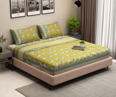 Elevate Your Bedroom with Premium Double Bedsheets from Wooden Street