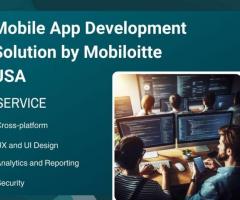 Mobile App Development Solution by Mobiloitte USA