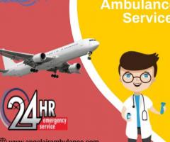 Pick Angel Air Ambulance Service in Raigarh with A Cardiac Monitor Setup - 1