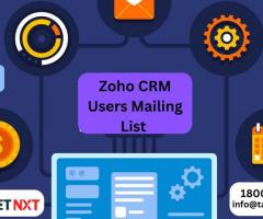 Opt for Zoho CRM Users Mailing List Provider in USA-Uk