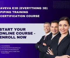 AVEVA E3D (Everything 3D) Piping Training Certification Course