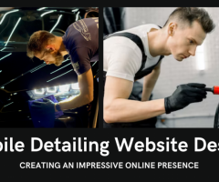 car detailing website design