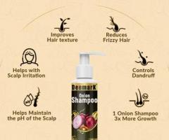 Onion Shampoo for Natural Hair Growth & Dandruff Control