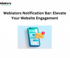 Webiators Notification Bar: Elevate Your Website Engagement