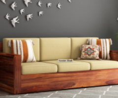 The Ultimate Comfort: Wooden Sofas at a 55% Discount! - 1
