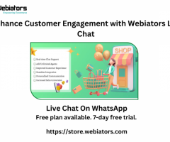 Enhance Customer Engagement with Webiators Live Chat