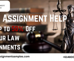 Get Top-Notch Law Assignment Help!