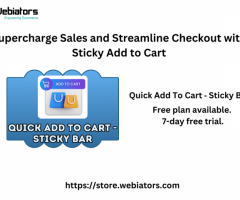 Supercharge Sales and Streamline Checkout with Sticky Add to Cart