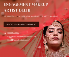 Engagement Makeup Artist Delhi | Weddinbyte