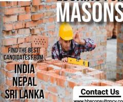 Need well-skilled Masons from India, Nepal - 1