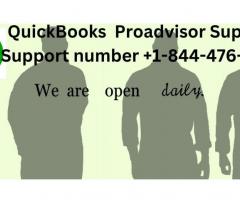 QuickBooks Proadvisor Support 1-844-476-5438