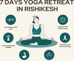 7 days yoga retreat in rishikesh are beneficial for both beginners and experienced practitioners.
