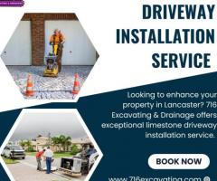 Limestone Driveway Installation Service in Lancaster