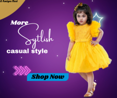 Shop for Baby Girl Frock Clothing Items at Lil Amigos Nest with Christmas Sale Offer - 1