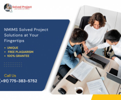 NMIMS Solved Project Solutions at Your Fingertips - 1