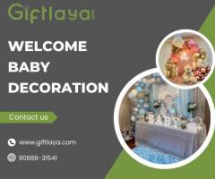 Avail Top-Notch Decoration For Baby Welcome | Giftlaya