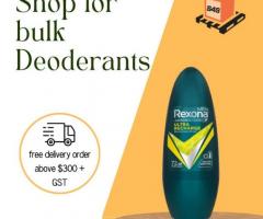 Wholesale deal offers on bulk deodorants | Stock4Shops, your health product supplier - 1