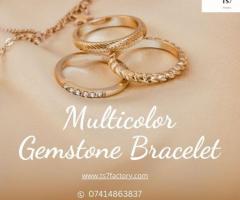 Buy Multicolor Gemstone Bracelet