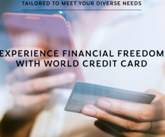 Explore a World of Convenience with Al Masraf's World Credit Card!