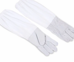 Premium Economy Elbow-Length Sheepskin Leather Gloves for Beekeeping - Blythewood Bee Company