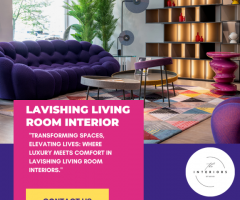 Transform Your Living Room with Lavishing Living Room Interior | Interiors Studio