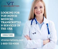Delivering Excellence In Medical Transcription Services USA -  V Transcription