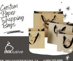 Custom Paper Shopping Bags | Inklusive Printing - 1