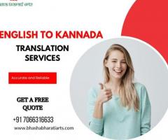 Professional English to Kannada Translation Services in Mumbai, India | Bhasha Bharati Arts