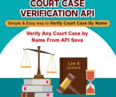 Get Court Case API Service By API Seva