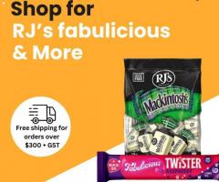Your Source for RJ's  Fabulicious & more at S4S confectionery wholesalers