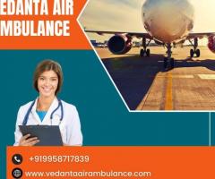 Book Vedanta Air Ambulance in Guwahati with Suitable Medical Treatment