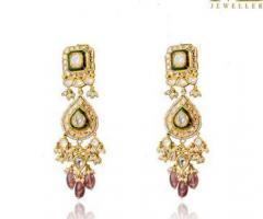 Polki Earrings- MB Jewellers by Jatin Mehra